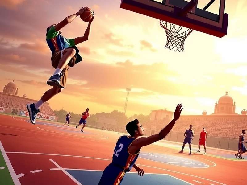 Basketball Elite India Game Cover